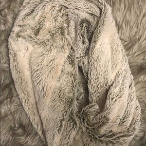 SO soft furry infinity scarf